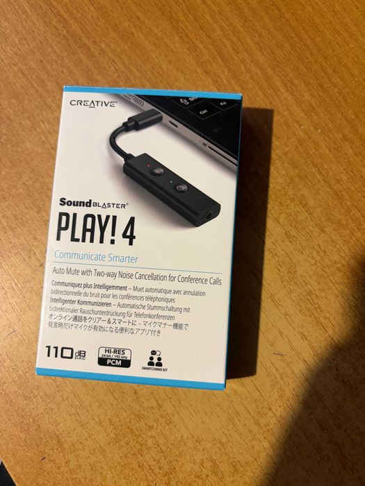 Creative Sound Blaster Play! 4 - Zewnętrzna karta Dźwiękowa