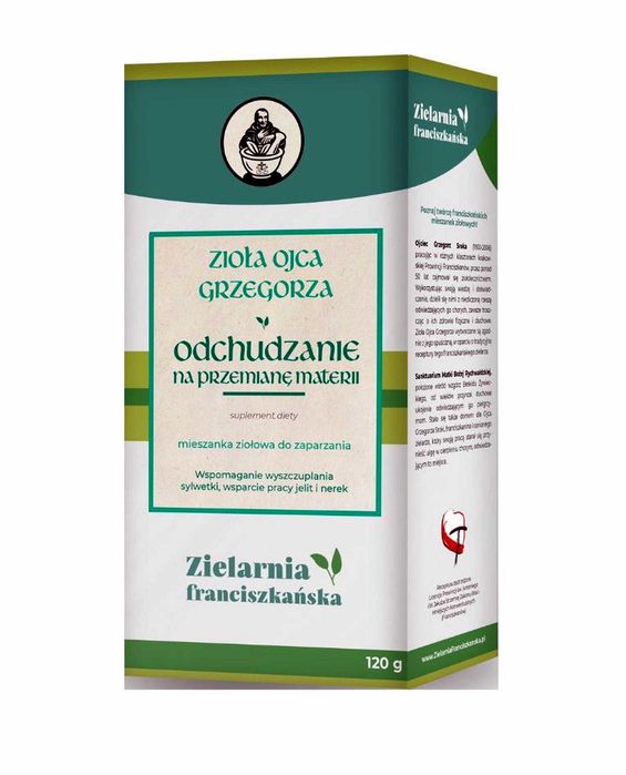 Zioła odchudzanie na przemianę materii Ojca Grzegorza