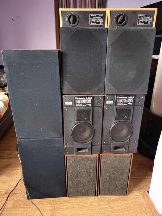 Zestaw kolumn unitra Tesla radiotechnika