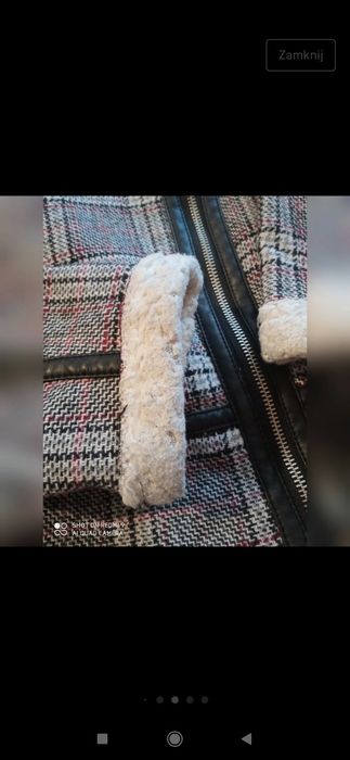Kurtka wiosenna przejściowa krata lekka Primark s