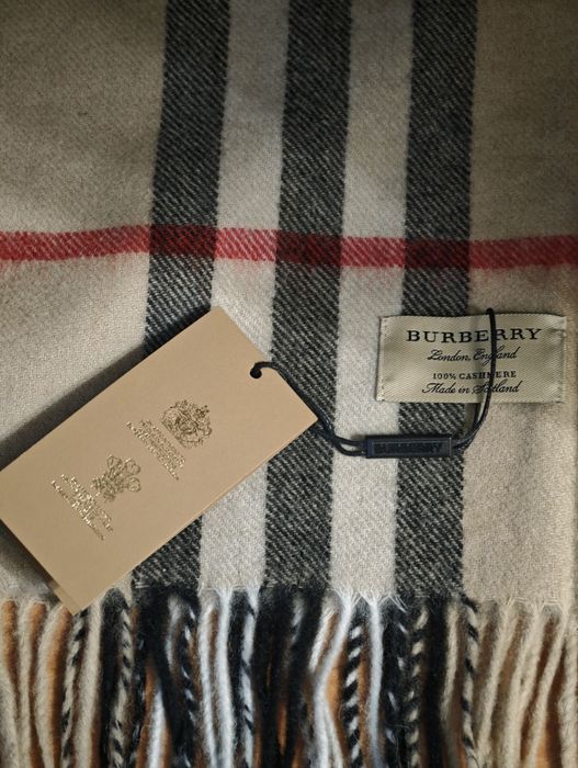 szalik burberry nowy