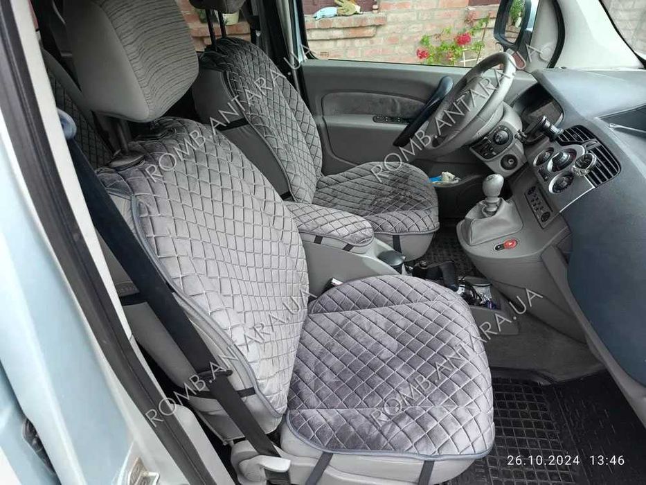 Модельні накидки на сидіння Рено Меган Сценік Дастер Логан Кенго