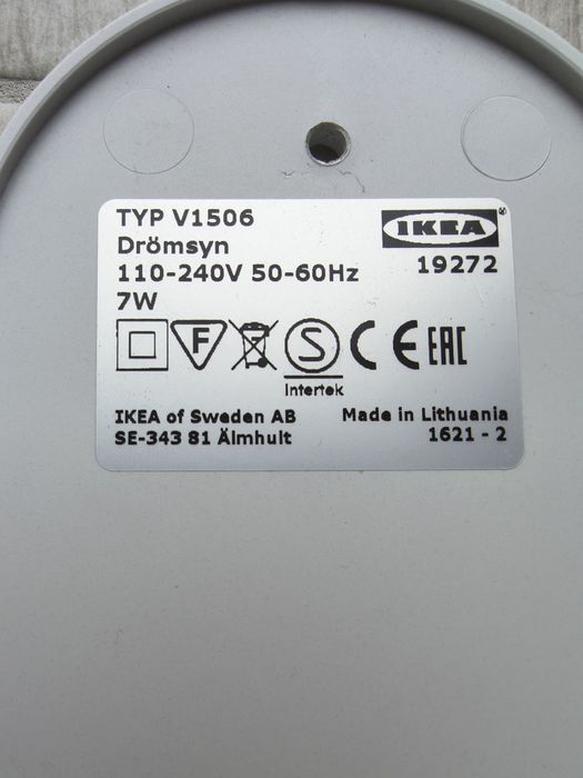 Lampka nocna IKEA Drömsyn lampka chmurka