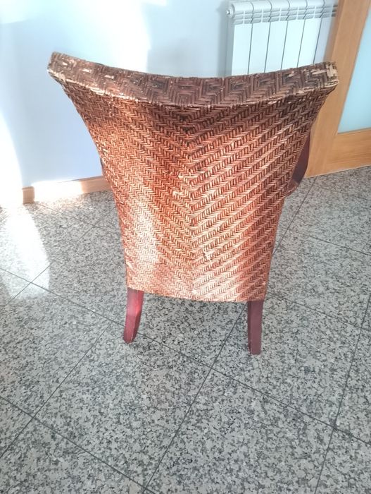Cadeirão em palhinha