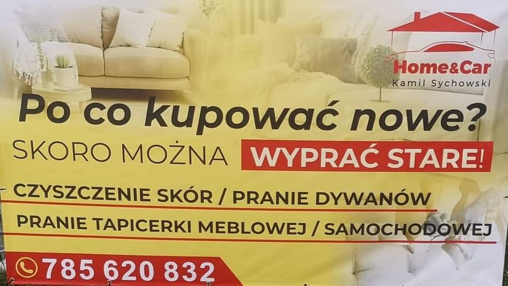 Pranie tapicerki meblowej, samochodowej, pranie dywanów/wykładzin
