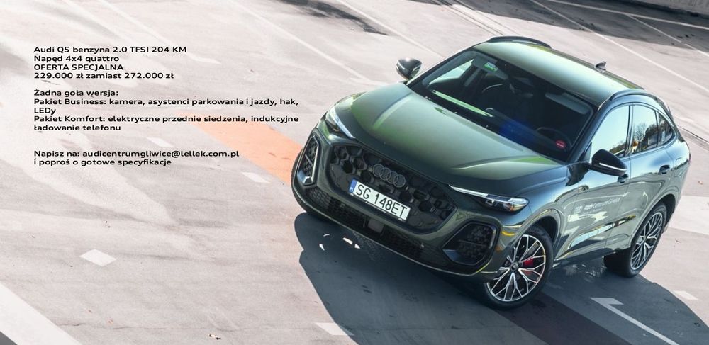 Audi Centrum Gliwice top banner