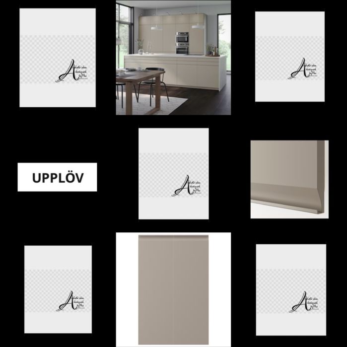 60x60 cm. UPPLÖV ikea metod front drzwi obudowy maximera  knivshult salon Spa,Wellness