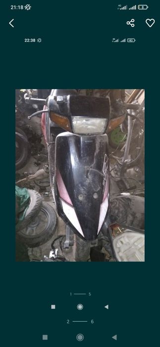 Сузукі хайап Suzuki hi up по запчастинах двигун