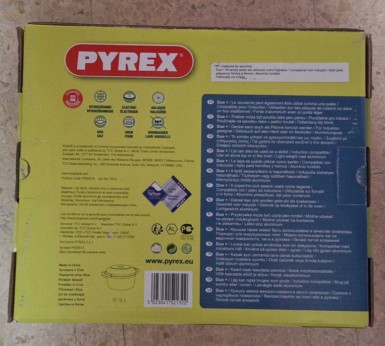 Panela e frigideira Pyrex Duo+ (NOVO)