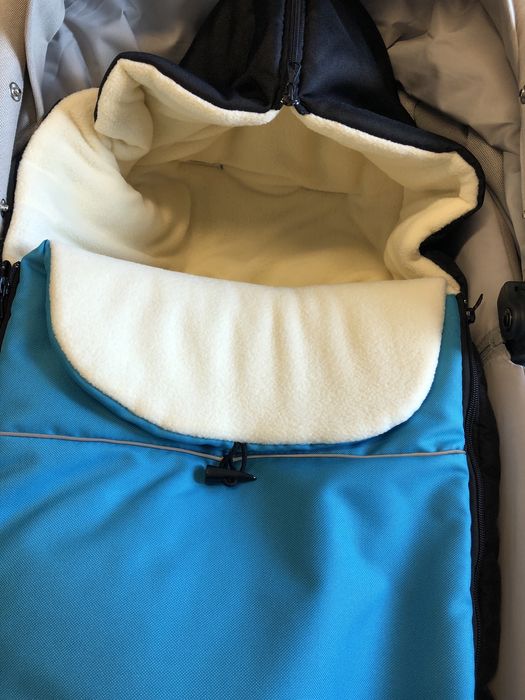 Zimowy śpiworek do gondoli i do spacerówki