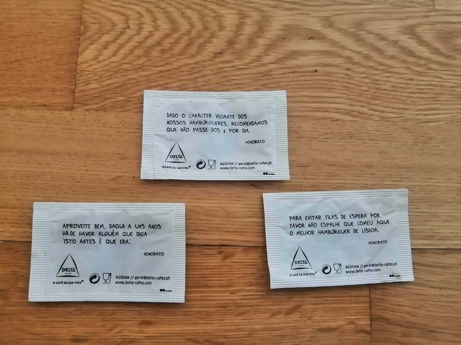 Diversas Coleções Pacotes de Açúcar - Delta