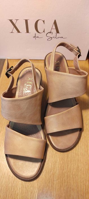 LOTE XICA DA SILVA - Lote 12 pares Xica da Silva, calçado feito em Portugal, novo em pele: sandálias, mules e ténis,  37 a 41, stock de fim de estação
