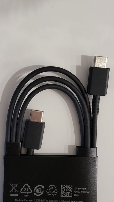 Kabel USB-C Samsung oryginalny nowy 1m biały lub czarny