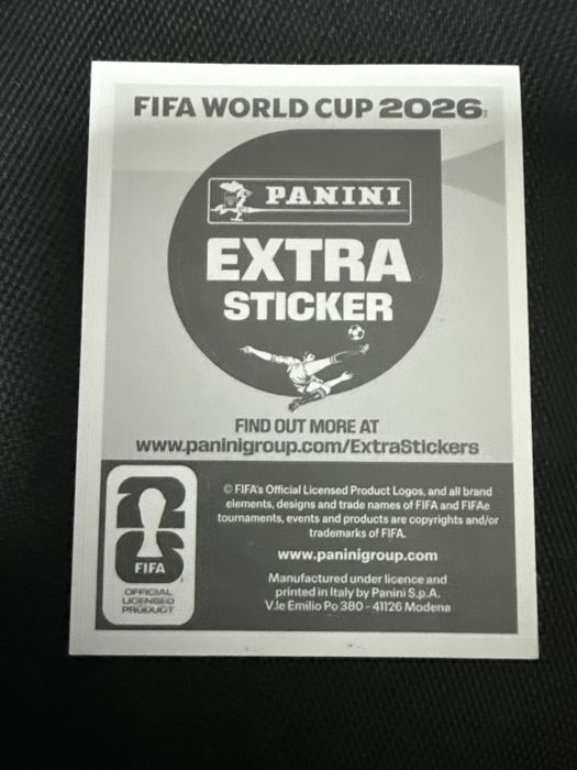 Cromos Panini Extra - Valverde roxo