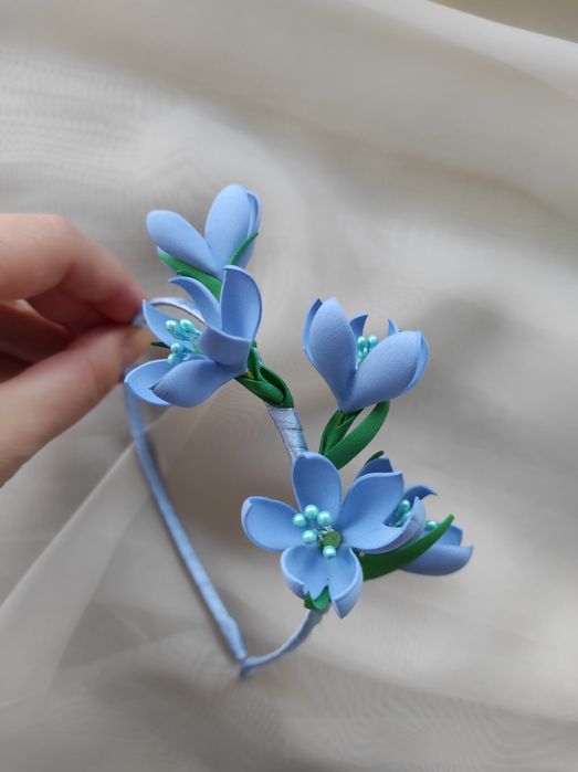 Обруч пролісок, обруч весняна квітка, обруч першоцаіт