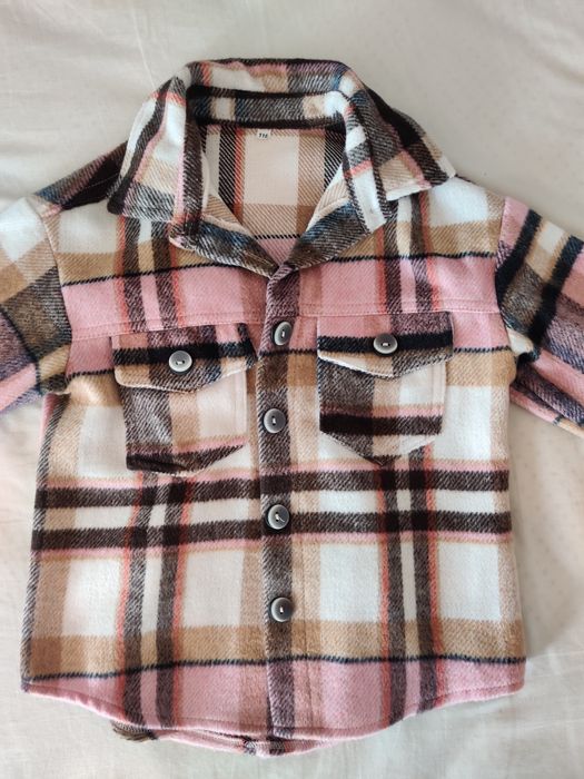 Koszula kratka dla dziewczynki