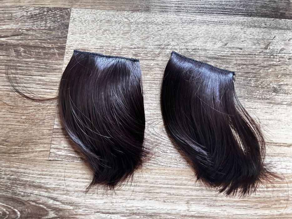 Brązowe  włosy,doczepiane pasma