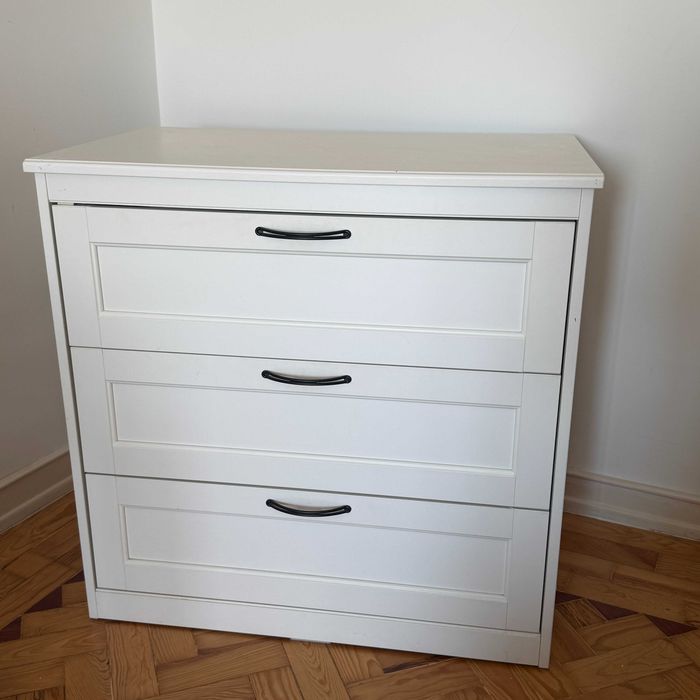 Cómoda branca, 3 gavetas IKEA