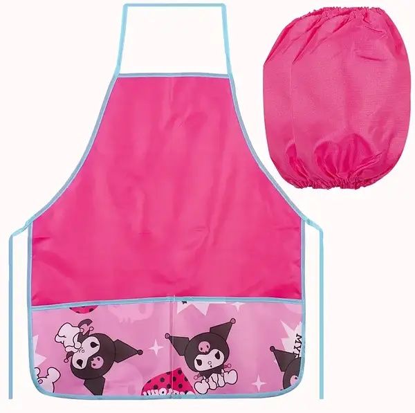 Фартук с карманами для труда и творчества + нарукавники Микс рисунков