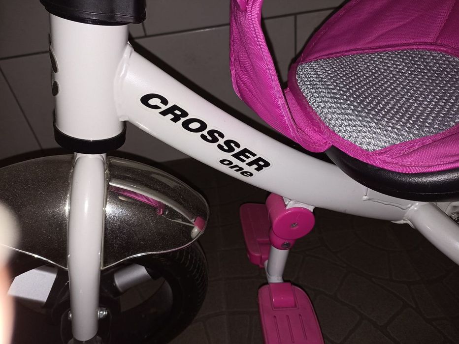 Велосипед с родительской ручкой crosser one