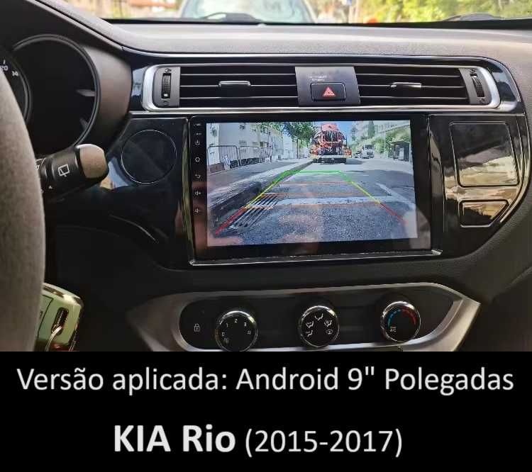 (NOVO) Rádio 2DIN 9" • Kia RIO • (De 2005 a 2017) • Android [4+64GB]