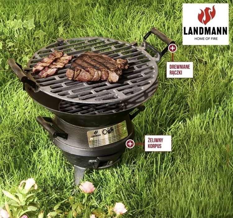 Grill żeliwny LANDMANN (NOWY)