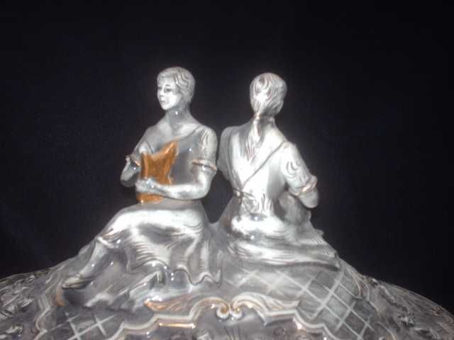 Terrina grande com travessa em loiça