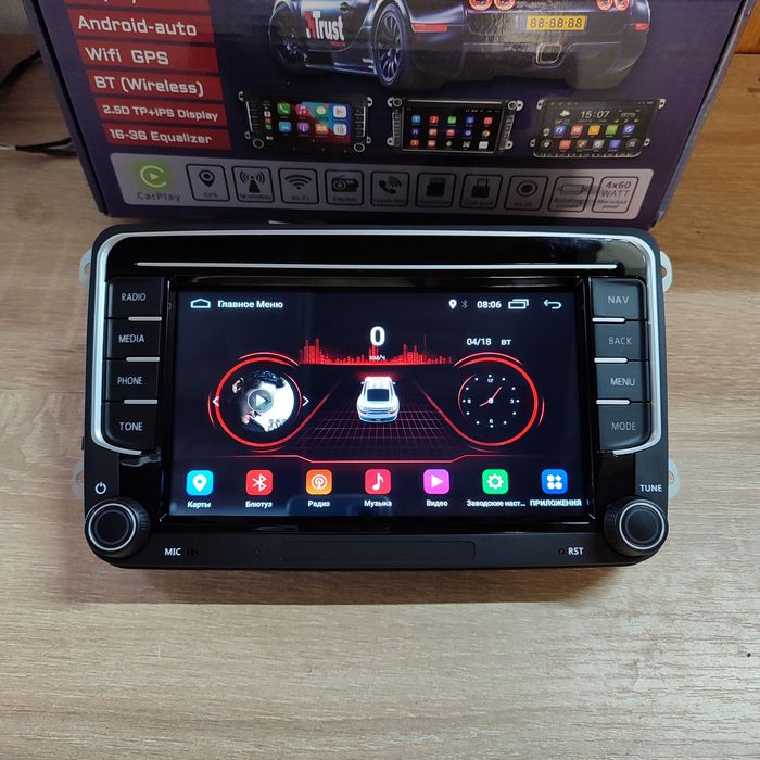 Штатна магнітола 2/32 Volkswagen VW Passat Golf Jetta Caddy Touran CarPlay Android GPS WiFi