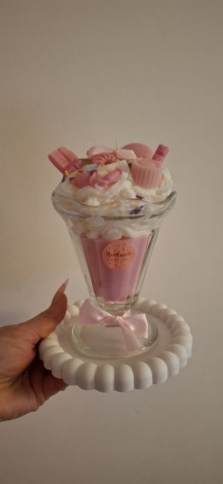 Swieczki sojowe zapachowe flower box deserki