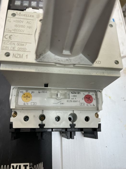 Wyłączniki mocy Eaton LZM1 NZM7 80A 100A 63A 40A