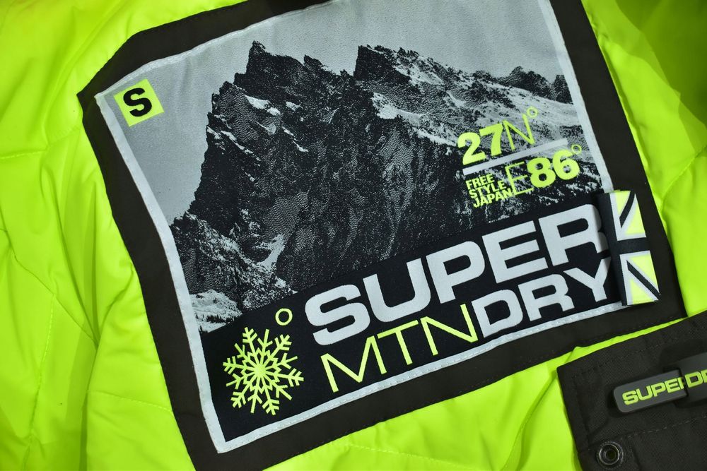 Superdry Mountain Zimowa Ocieplana Kurtka Damska S