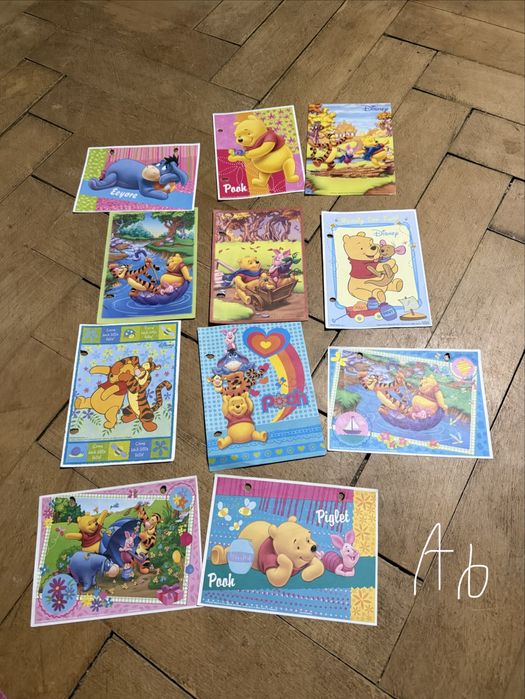 Karteczki do segregatora A6 Kubuś Puchatek