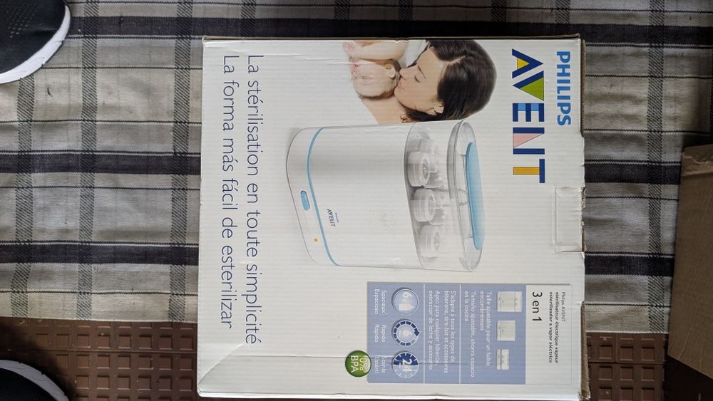 Avent Philips esterilizador a vapor biberão e tetinas