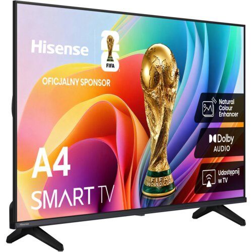 HIT QLED 40 Hisense Smart TV WiFi Netflix Disney Gwar. NOWY!