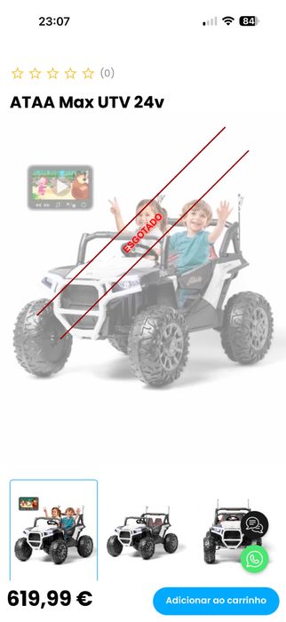 Jeep - Buggy - ATA MAX - branco