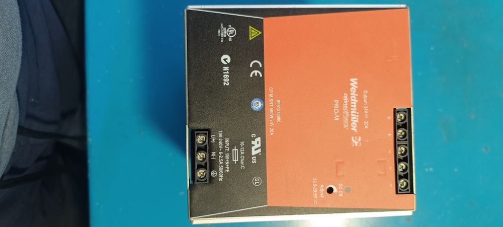 Блок питания Weidmuller 24v 20a