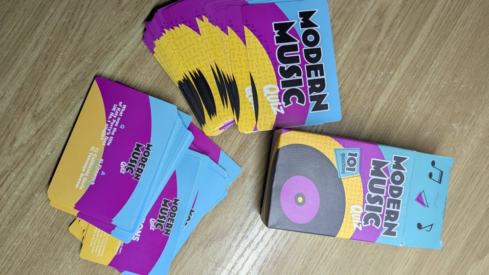 Квиз про музику , modern music quiz. Карткові ігри