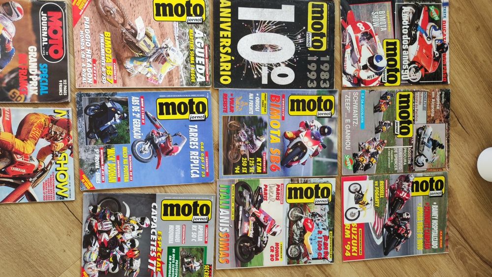 Revistas Moto Jornal Antigas