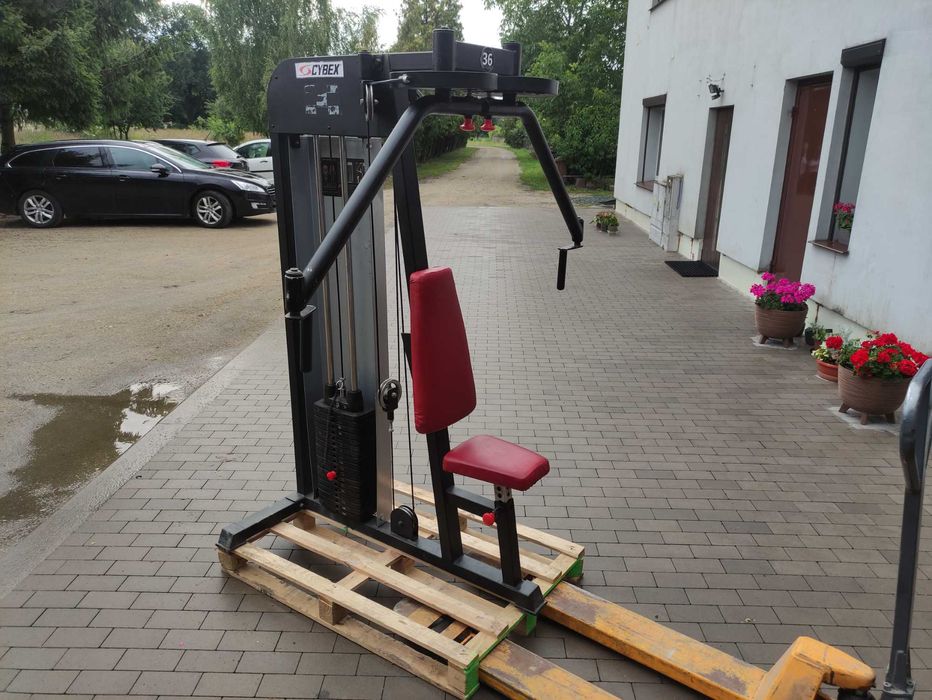 Atlas Maszyna do ćwiczeń Motylek Butterfly 2w1 Przód Tył regulacja