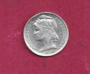 Republica   20    Centavos  1916    Prata