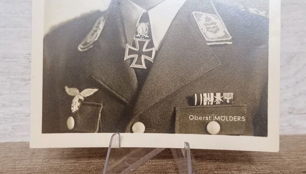Militaria de Trincheira Foto postal Molders Luftwaffe