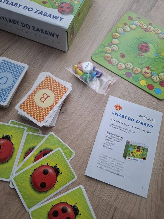 Alexander Sylaby do zabawy gra edukacyjna logopedyczna 4 wersje