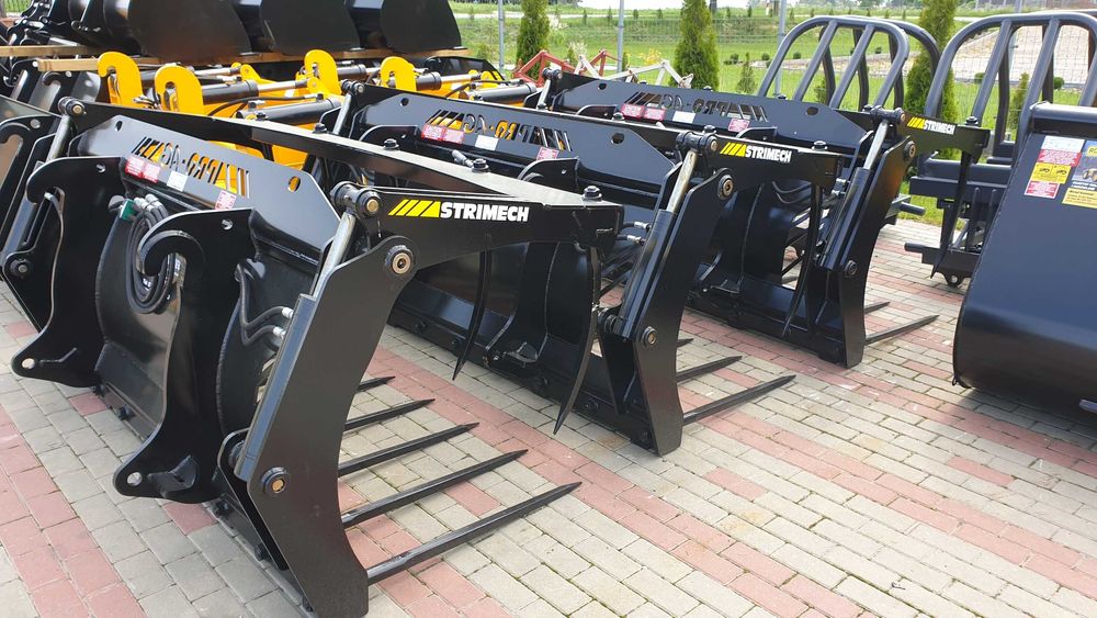 Krokodyl do obornika STRIMECH, SZER. 2,3m, uchwyt JCB Q-fit