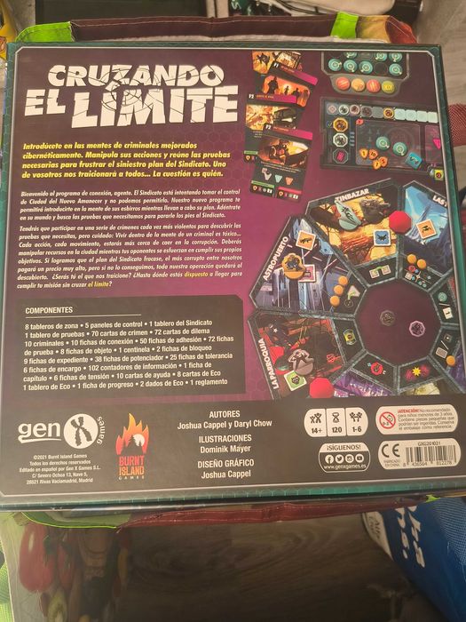 Cruzando el Limite - Jogo de Tabuleiro