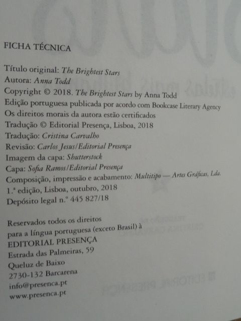 Stars - As Estrelas Mais Brilhantes de Anna Todd - 1ª Edição