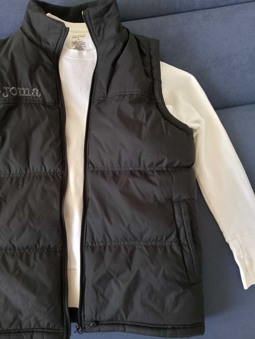 Bluza + kamizelka męska.