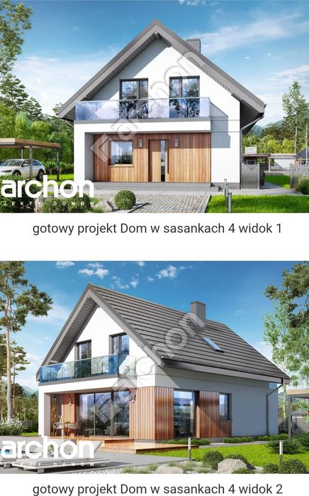 Dom w Sasankach 4 stan surowy zamknięty