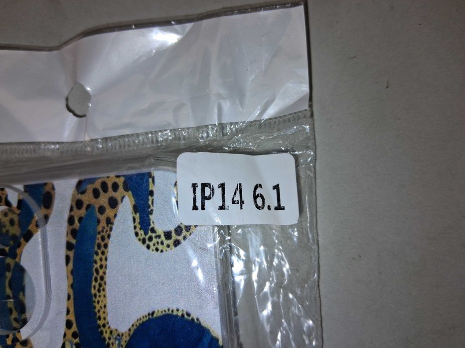 E148 Etui Telefon Silikonowe Wzór Ośmiornica do Apple iPhone 14 6.1