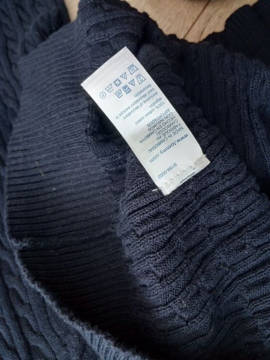 Sweter męski warkocz Tommy Hilfiger, rozmiar XL