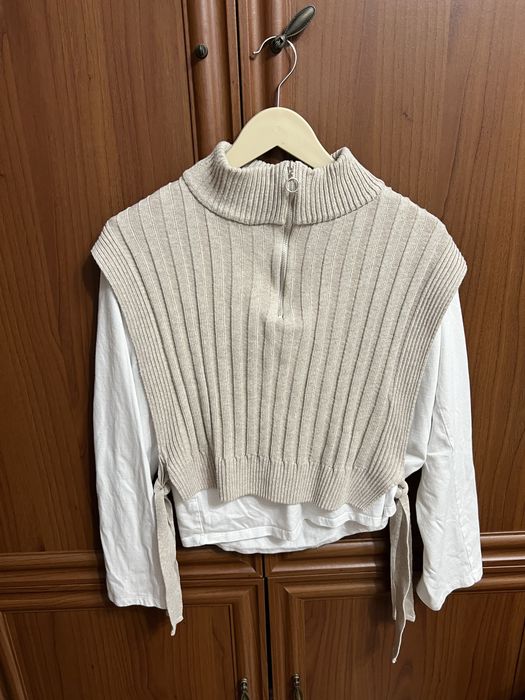 Продам лонгслів з джемпером від ZARA